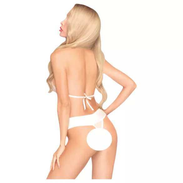 Penthouse Perfect Lover - bodis su kaklo juostele - baltas - M/L