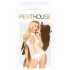 Penthouse Perfect Lover - bodis su kaklo juostele - baltas - L/XL