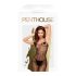 Penthouse Dark Wish - atviras tinklinis kūno kostiumas (juoda) - XL
