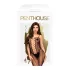 Penthouse Drop-Dead - atvira juodų tinklinė seksualinė glaustinukė