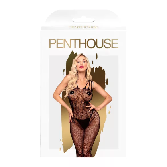 Penthouse - atvira tinklinė bodžio tipo apranga - juoda - XL