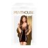 Penthouse Juicy Poison - juoda mini suknelė su petnešėlėmis