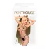 Penthouse - atvira kūno kojinė - juodas tinklelis