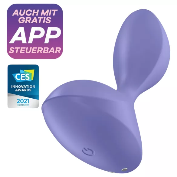 Satisfyer Sweet Seal - programėle valdomas analinis vibratorius (violetinis)