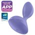 Satisfyer Sweet Seal - išmanusis analinis vibratorius (violetinis)