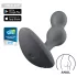 Satisfyer Deep Diver - programėle valdoma analinė vibracija (pilka)