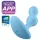 Satisfyer Deep Diver - programėle valdomas analinis vibratorių (mėlynas)