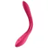 Satisfyer - porų vibratorius - lankstus, įkraunamas - raudonas