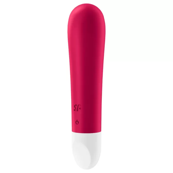 Satisfyer - kulka vibratorius - įkraunamas, atsparus vandeniui - raudonas