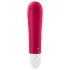 Satisfyer - kulka vibratorius - įkraunamas, atsparus vandeniui - raudonas