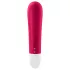 Satisfyer - kulka vibratorius - įkraunamas, atsparus vandeniui - raudonas