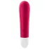 Satisfyer - kulka vibratorius - įkraunamas, atsparus vandeniui - raudonas