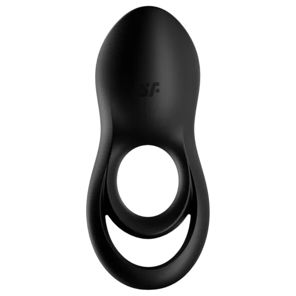 Satisfyer Legendary Duo - vibruojantis penio žiedas - įkraunamas - juodas