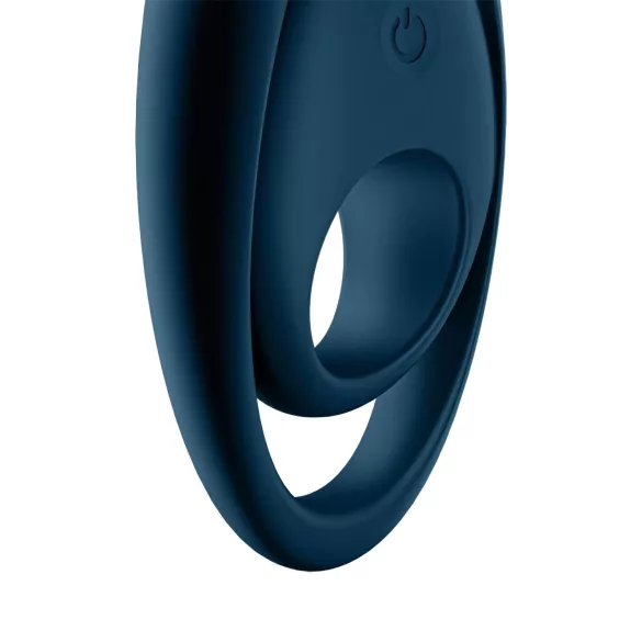 Satisfyer Glorious Duo - vibruojantis penio žiedas (mėlynas)