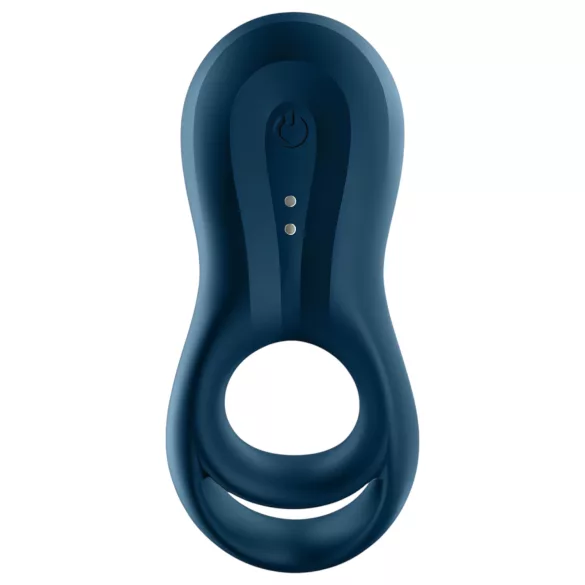 Satisfyer Epic Duo - vibruojantis penio žiedas - juodas