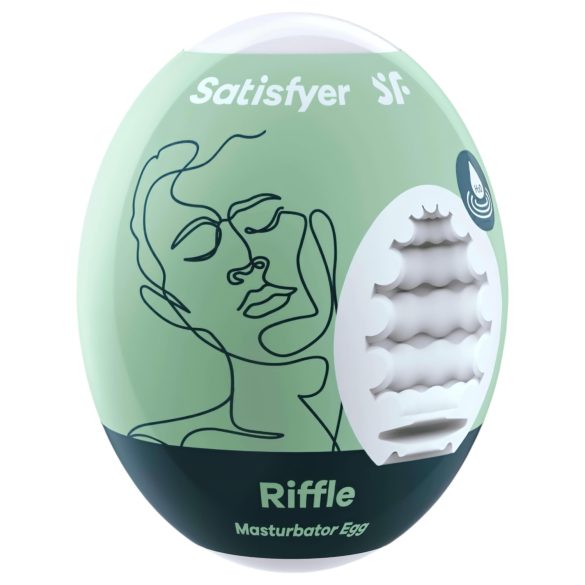 Satisfyer Egg Riffle - masturbatorius vyrams - vienkartinis kiaušinis