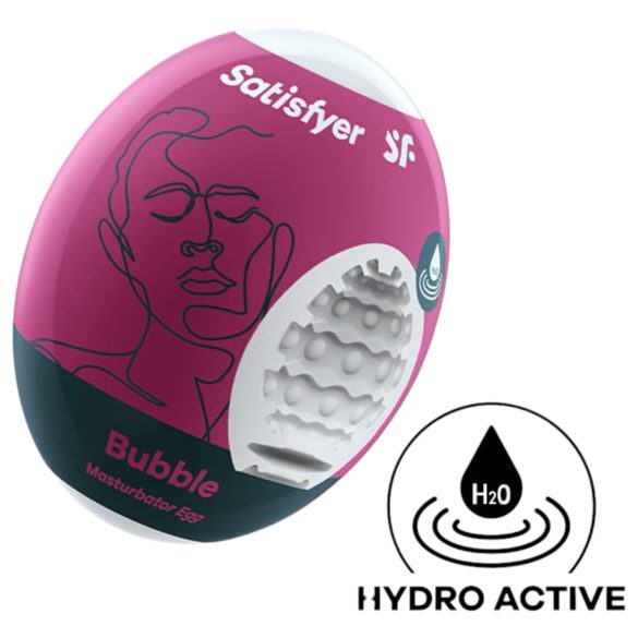 Satisfyer Egg Bubble - masturbatorius vyrams - tekstūruotas vidus - 1 vnt