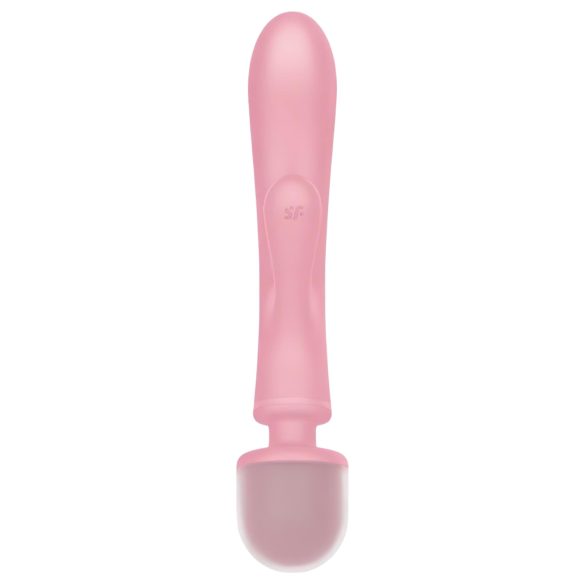 Satisfyer Triple Lover - G taško ir klitorio vibratorius - rožinis