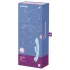 Satisfyer Triple Oh - vibratorius su klitorio atšaka - įkraunamas - mėlynas