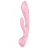Satisfyer Triple Oh - įkraunamas, klitorio masažuoklis (rožinis)