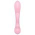 Satisfyer Triple Oh - įkraunamas, klitorio masažuoklis (rožinis)
