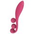Satisfyer Tri Ball 1 - daugiafunkcis vibratorius - įkraunamas - raudonas