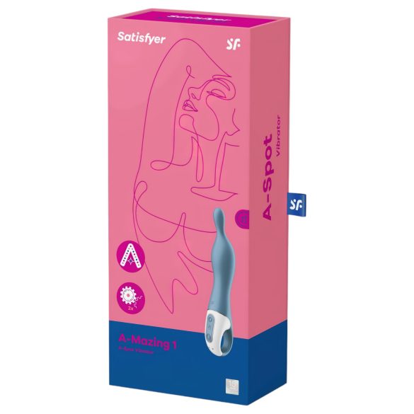 Satisfyer A-Mazing 1 - A taško vibratorius - įkraunamas - mėlynas