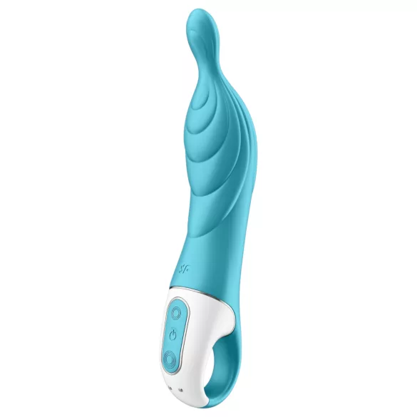 Satisfyer A-Mazing 2 - vibratorius G taškui - įkraunamas - turkio spalvos