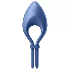   Satisfyer Bullseye - išmanus vibruojantis penio žiedas - mėlynas
