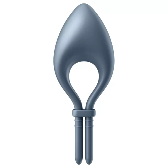 Satisfyer Bullseye - vibruojantis penio žiedas - pilkas