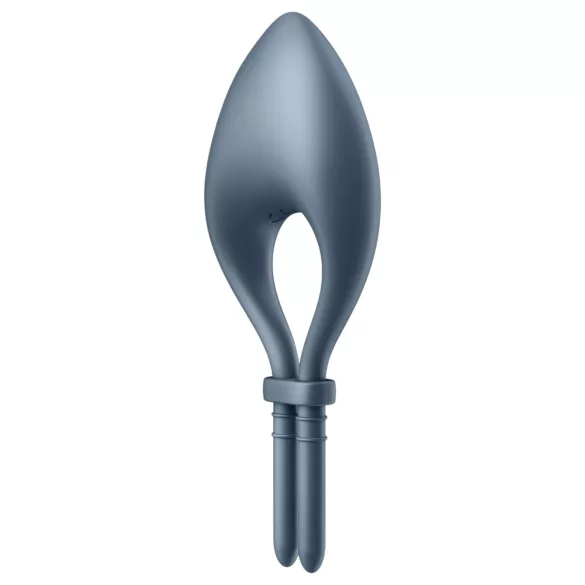 Satisfyer Bullseye - vibruojantis penio žiedas - pilkas
