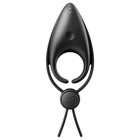 Satisfyer Sniper - vibruojantis penio žiedas - įkraunamas - juodas