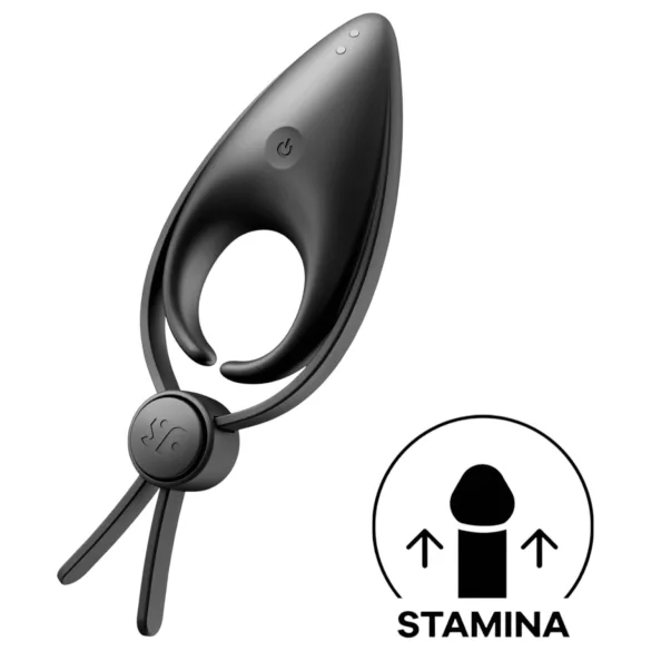 Satisfyer Sniper - vibruojantis penio žiedas - įkraunamas - juodas