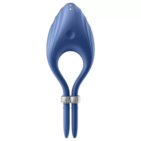 Satisfyer Duelist - vibruojantis penio žiedas - įkraunamas - mėlynas