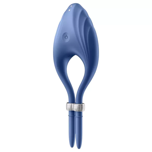 Satisfyer Duelist - vibruojantis penio žiedas - įkraunamas - mėlynas