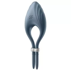   Satisfyer Duelist - vibruojantis penio žiedas - pilkas - įkraunamas