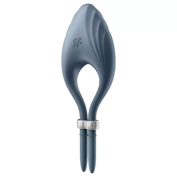 Satisfyer Duelist - vibruojantis penio žiedas - pilkas - įkraunamas