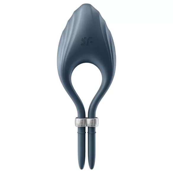 Satisfyer Duelist - vibruojantis penio žiedas - pilkas - įkraunamas