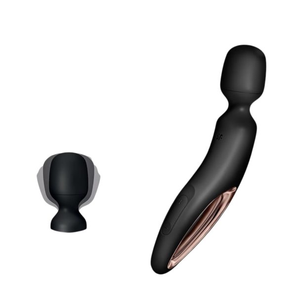 Satisfyer Wand-erland - masažuoklis vibratorius - juodas