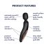 Satisfyer Wand-erland - masažuojantis vibratorius (juodas)