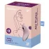 Satisfyer Vulva Lover 1 - klitorio stimuliatorius su oro bangomis - violetinis