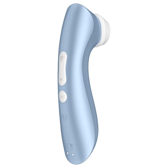 Satisfyer Pro 2+ klitorio stimuliatorius - oro bangos - mėlynas