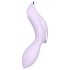 Satisfyer Curvy Trinity 2 - klitorio ir vaginalinis vibratoriaus - purpurinis