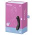 Satisfyer Curvy Trinity 4 - oro bangų dvigubas vibratorius (juodas)