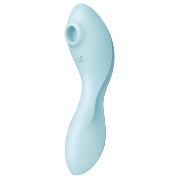 Satisfyer Curvy Trinity 5+ - išmanus 2in1 vibratorius (mėlynas)