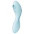 Satisfyer Curvy Trinity 5+ - išmanus 2in1 vibratorius (mėlynas)