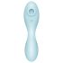 Satisfyer Curvy Trinity 5+ – išmanusis 2in1 vibratorius (mėlynas)