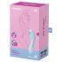 Satisfyer Curvy Trinity 5+ - išmanus 2in1 vibratorius (mėlynas)