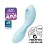 Satisfyer Curvy Trinity 5+ – išmanusis 2in1 vibratorius (mėlynas)