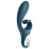 Satisfyer Hug Me - išmanus klitorio vibratorius su rankena (mėlynas)